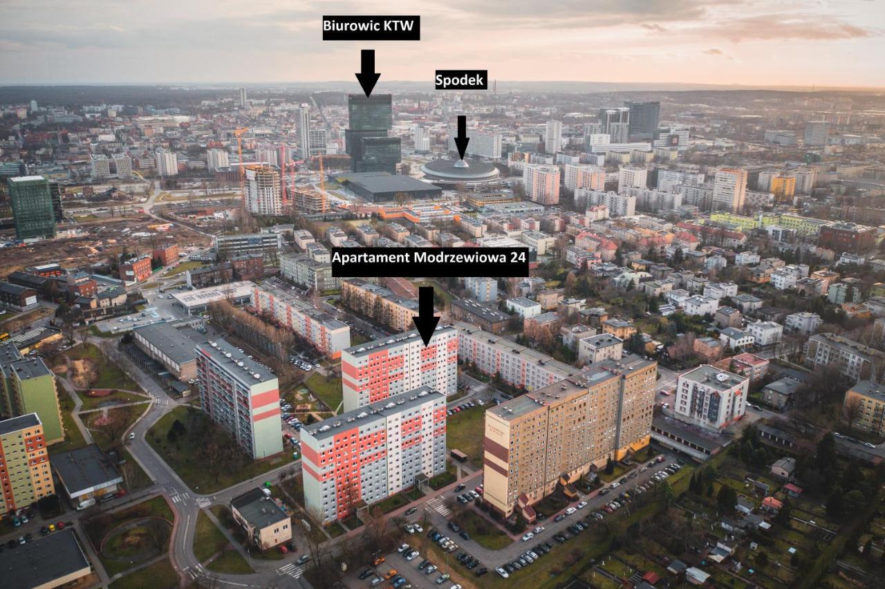 Katowice Apartament Spodek Modrzewiowa 24 Exterior photo